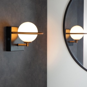 Lampa de perete APP1300-1W Black Gold - Img 2