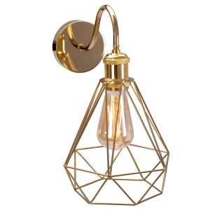 Lampa de perete Loft Auriu 392229 - Img 2