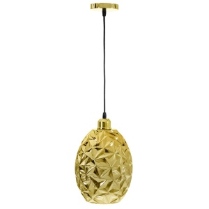 Lampă din sticlă cromată aurie APP565-1CP - Img 2