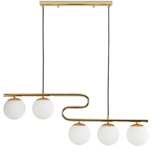Lampă suspendată APP1599-5CP Gold