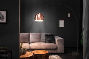 LAMPADAR, BIG BOW ARAMIU/NEGRU, 170/210CM, COD 41877 DESIGN MODERN - Img 2