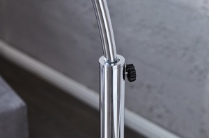 LAMPADAR BIG BOW CROM 170/205 CM 21067 DESIGN MODERN - Img 5