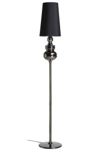 LAMPADAR QUEEN 26, NEGRU, DIN ALUMINIU SI PLASTIC, STIL MODERN, B2