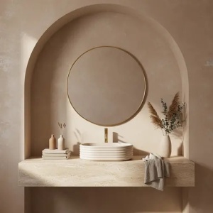 LAVOAR PENTRU BLAT NICOLETTA BEIGE, CALITAT SUPERIOARA - Img 6