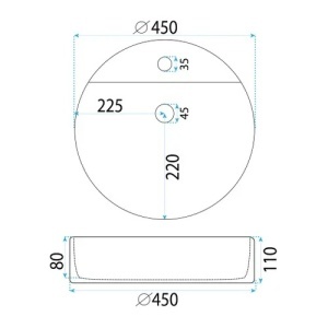 LAVOAR PENTRU BLAT RONDA, ALB, CALITATE SUPERIOARA - Img 6