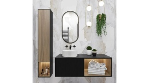 LAVOAR REA DELIA, ALB, 36 CM, DIN CERAMICA, CALITATE SUPERIOARA - Img 4