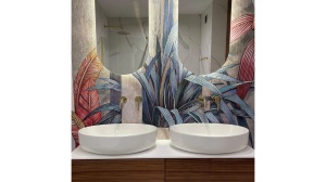 LAVOAR REA QUEEN, ALB, 55 CM, DIN CERAMICA, CALITATE SUPERIOARA