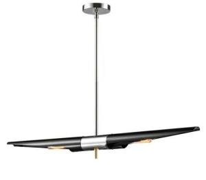 LUSTRA APOLLO 1, NEGRU/ALAMA, DIN METAL, STIL MODERN, B2