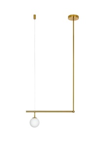 LUSTRA ASTRA 1, ALAMA ANTICHIZATA, DIN METAL SI STICLA, STIL MODERN, B2 - Img 2