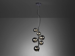 LUSTRA ASTROS 329743, DIN METAL SI STICLA, STIL MODERN, SCHULLER - Img 4