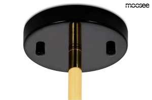 LUSTRA COSMO M, AURIU/NEGRU, DIN METAL SI STICLA, STIL MODERN - Img 4