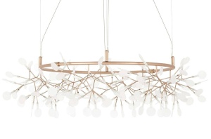 LUSTRA CU LED, FLORA 160, DIN METAL, CUPRU, STIL MODERN, B2