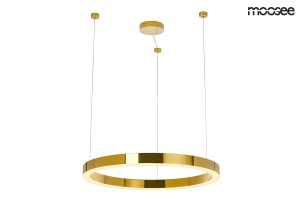 LUSTRA CU LED-URI RING LUXURY 70, AURIU, DIN METAL, STIL MODERN