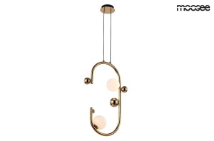 LUSTRA CU LED-URI,VALENTINO, AURIU, DIN METAL SI STICLA, STIL MODERN, B2