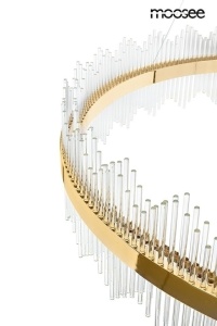 LUSTRA FLORENS 120GOLD, CONFECTIONATA DIN STICLA SI METAL, STIL MODERN - Img 2