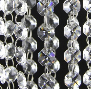LUSTRA GLAMOR CRYSTAL APP731-3CPR, 27x103 cm, ARGINTIU, DIN METAL DE INALTA CALITATE SI CRISTALE, STIL MODERN, TU - Img 4