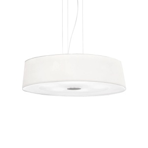 LUSTRA HILTON SP6 ROUND, ALB, DIN STICLA, STIL MODERN