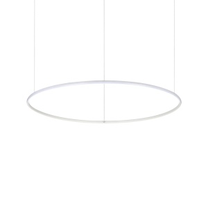 LUSTRA HULAHOOP SP D100, ALB, DIN METAL, STIL MODERN