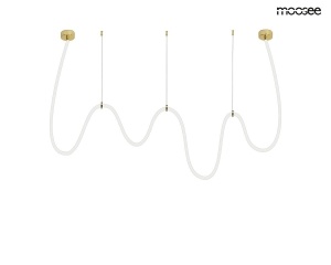 LUSTRA LASSO 400 SMART GOLD, CONFECTIONATA DIN OTEL SI ACRIL, STIL MODERN - Img 6