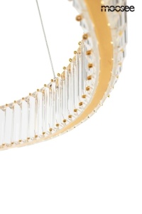 LUSTRA LIBERTY 100 GOLD, CONFECTIONATA DIN METAL SI STICLA, STIL MODERN - Img 2
