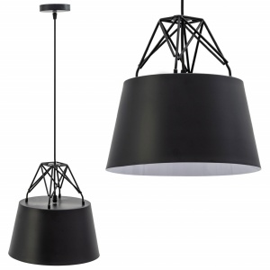 LUSTRA METAL BLACK APP422-1CP, 30x29 cm, NEGRU, DIN METAL, STIL MODERN, TU