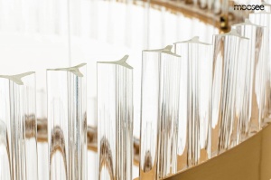 LUSTRA MODERNA 200CM, GHIA 5, DIN METAL SI STICLA, DESIGN EXCLUSIVIST - Img 5