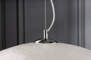LUSTRA MODERNA 70CM, GLOW , COD 36319, STIL MODERN, REALIZATA DIN METAL IN ALB/AURIU - Img 4
