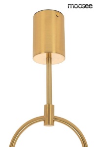 LUSTRA MODERNA LOW AURIE, 133CM, DIN METAL SI ABAJUR STICLA - Img 5