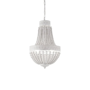 LUSTRA MONET SP5, ALB, DIN METAL, STIL CLASIC