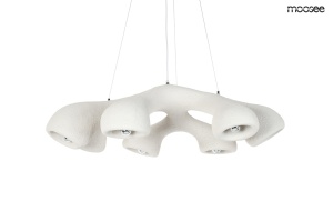 LUSTRA NIDO ALBA, CONFECTIONATA DIN RASINA SI METAL, STIL MODERN