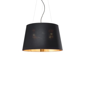 LUSTRA NORDIK SP4, NEGRU, DIN METAL, STIL MODERN
