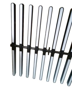 LUSTRA PIANO 30, NEAGRA, DIN ALUMINIU, STIL MODERN, B2 - Img 3