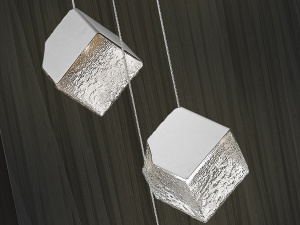 LUSTRA/PLAFONIERA PRISCILA, 50 CM, CROM/TRANSPARENT, DIN METAL, OTEL SI STICLA, STIL MODERN - Img 2