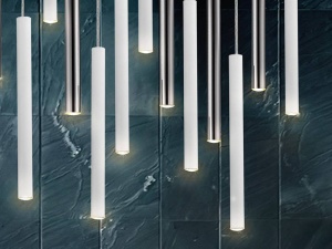 LUSTRA/PLAFONIERA VARAS, 50/300 CM, ALB MAT/CROM/OPAL, DIN METAL SI ACRIL, STIL MODERN - Img 4