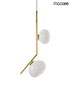 LUSTRA RUGIA AURIE/ALBA, CONFECTIONATA DIN STICLA SI METAL, STIL MODERN MINIMALIST - Img 2