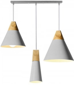 LUSTRA SCANDI SET CP GRAY, 145x80/100 cm, GRI, DIN METAL SI LEMN DE INALTA CALITATE, STIL MODERN, TU