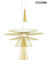 LUSTRA SESTO GOLD, CONFECTIONATA DIN METAL, STIL MODERN - Img 2