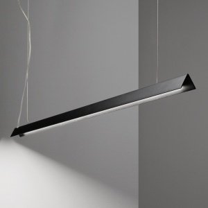 LUSTRA V-LINE SP, NEGRU, DIN ALUMINIU SI SILICON, STIL MODERN - Img 2