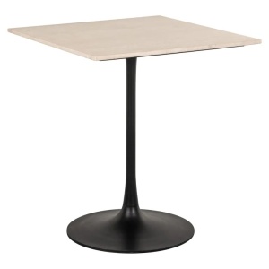 MASA BISTRO TAVOLO, BEJ, 70 CM, 8856, CONFECTIONATA DIN METAL SI MARMURA, STIL MODERN