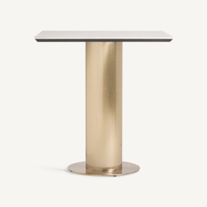 MASA DE BAR NAUSTBAL 76CM, DIN METAL SI PORTELAN, DESIGN EXCLUSIVIST, VICAL HOME