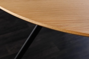 MASA DE DINING ROTUNDA, ATELIER 120CM, FURNIR LEMN, MELAMINA SI METAL, ASPECT NATUR, ARTIM GROUP SELECTION - Img 7