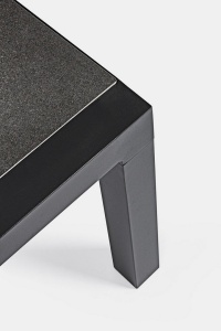MASA DE GRADINA KLEDI GRI, CONFECTIONATA DIN ALUMINIU SI CERAMICA, STIL MODERN - Img 3