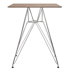 MASA DIN LEMN CU BAZA DE OTEL DSR SQUARE 60x60 STIL MODERN B2