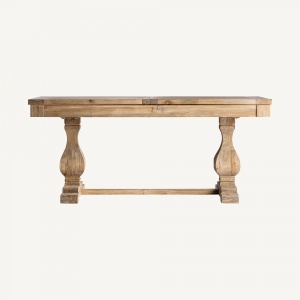 MASA DINING BERCA, MARO, REF. 28767, PRELUCRATA MANUAL, CONFECTIONATA DIN LEMN DE ULM RECICLAT, STIL RUSTIC
