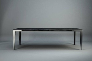 MASA DINING DYLE ESSENCE 001 240x100, DIN METAL SI LEMN MASIV, STIL MODERN B2