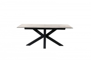 MASA DINING EXTENSIBILA 180-225CM, ETERNITY, COD 40650, DIN METAL SI CERAMICA, EFECT MARMURA - Img 3