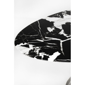 MASA DINING MAMBO CHROME 200X100 CM, CONFECTIONATA DIN MARMURA SI OTEL INOXIDABIL, STIL MODERN - Img 2