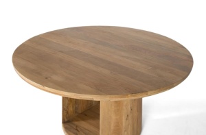 MASA DINING ROTUNDA 150CM, 1934, DIN LEMN DE MANGO, CULOARE NATUR, ARTIM GROUP SELECTION - Img 5