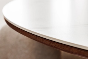 MASA DINING ROTUNDA, UNIQUE, 120CM, LEMN FURNIRUIT SI CERAMICA, ARTIM GROUP SELECTION - Img 2