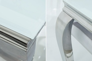 MASA ELEGANTA DE LUX, BAROCK 200CM, COD 37904, DIN METAL SI STICLA SECURIZATA - Img 4